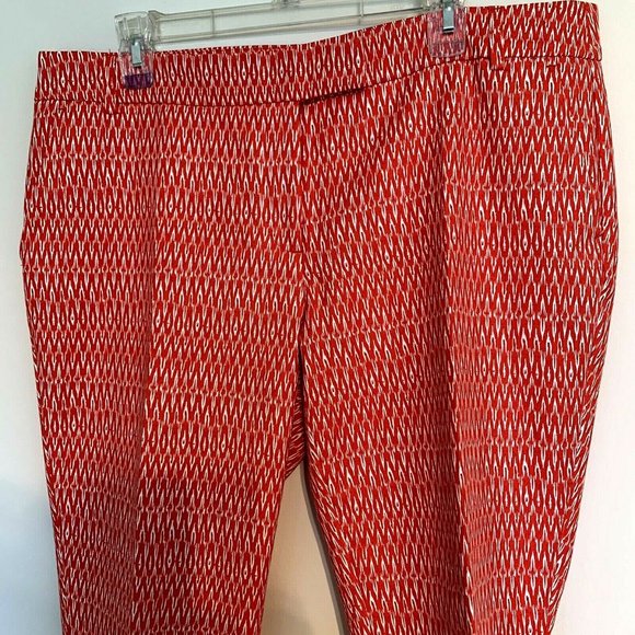 Kenar printed cotton ankle pants size 14 - Picture 3 of 11